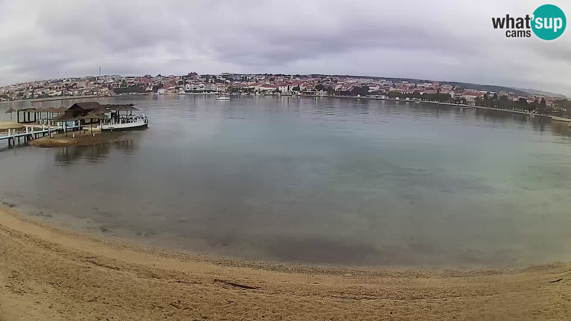 Live webcam Novalja – The Town beach