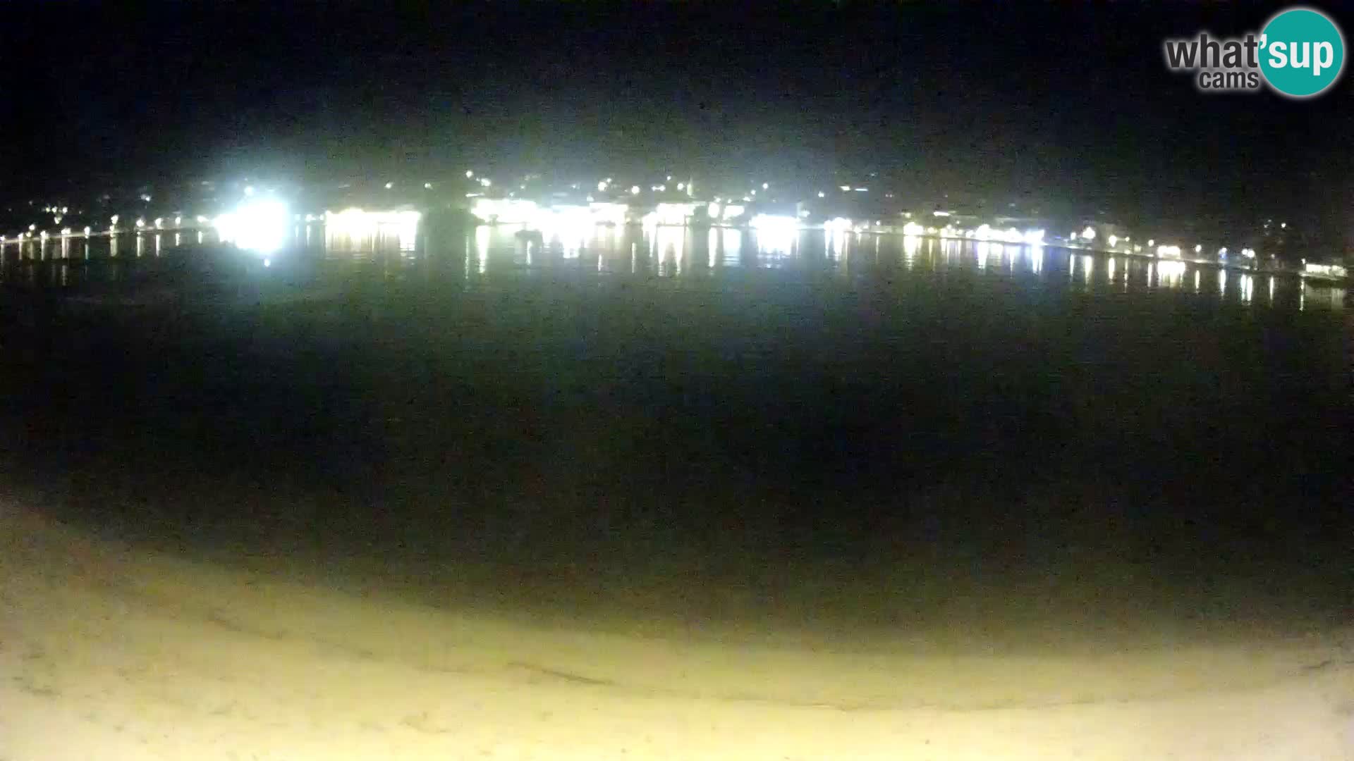 Novalja livecam – plage de la ville