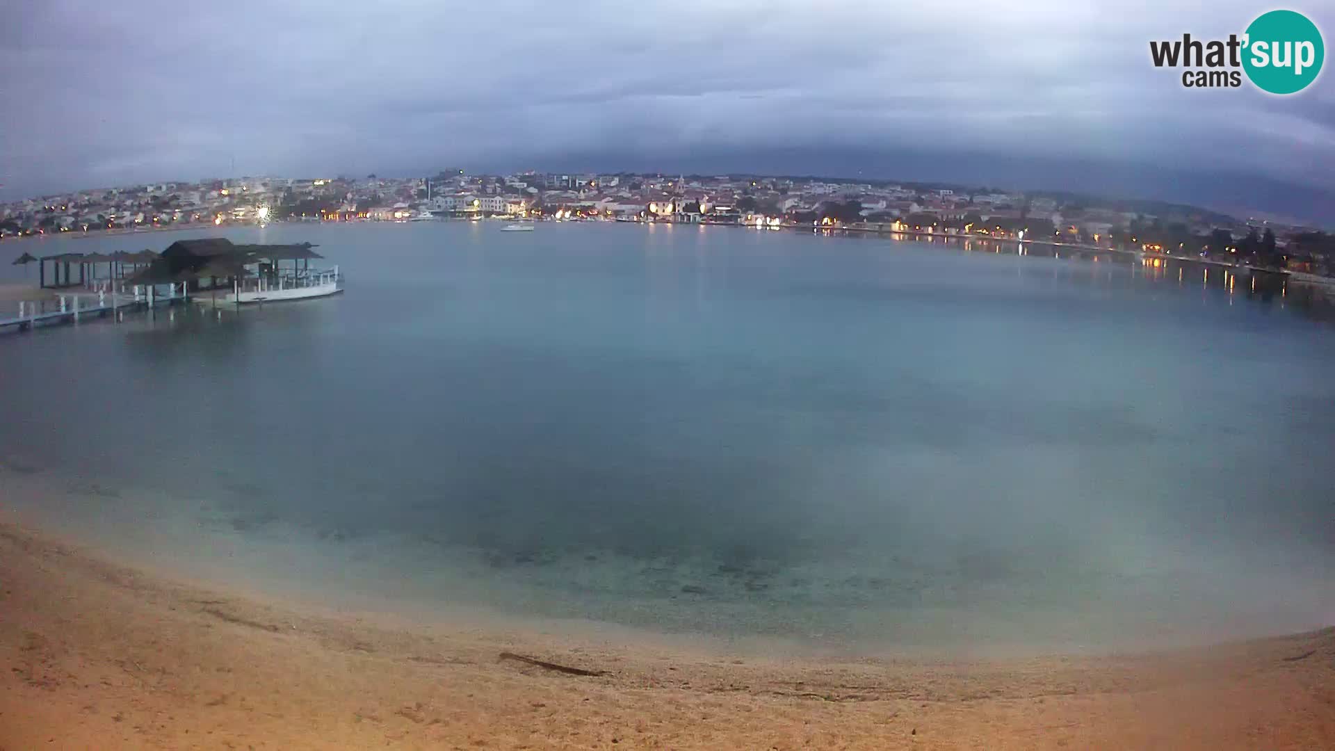 Novalja Kamera v živo – mestna plaža