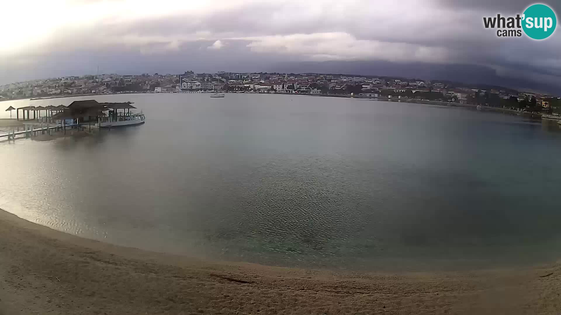 Novalja livecam – plage de la ville