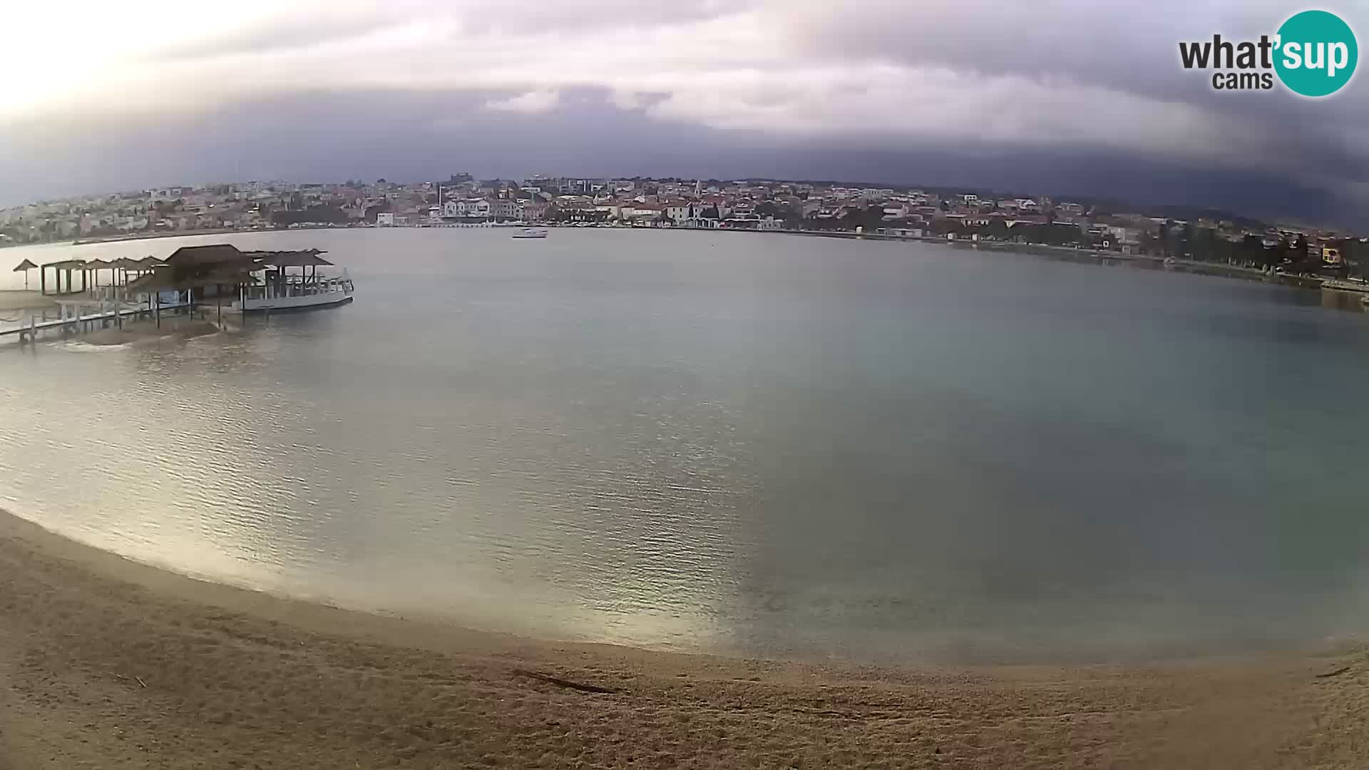 Live webcam Novalja – The Town beach