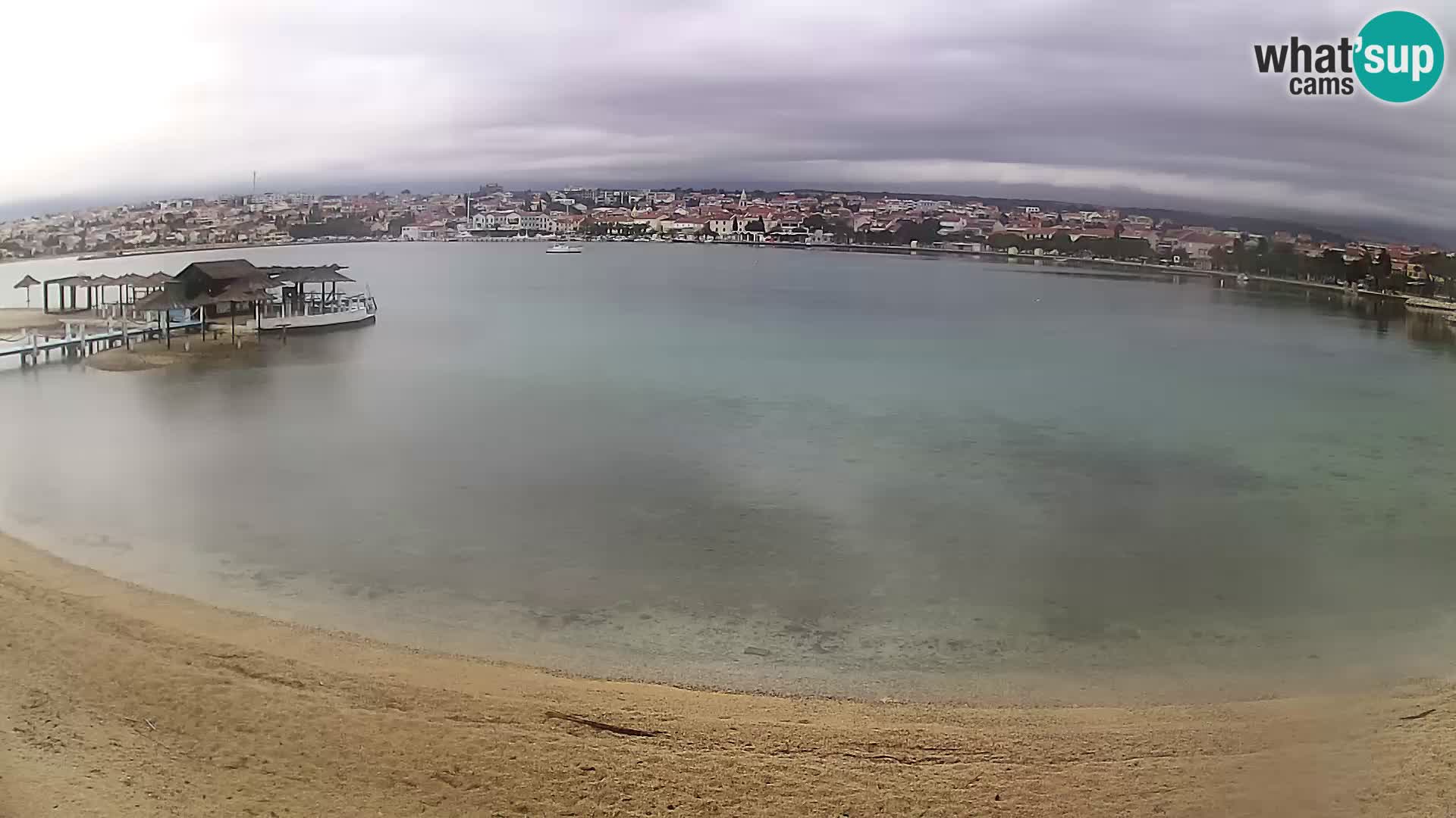 Novalja webcam – spiaggia cittadina