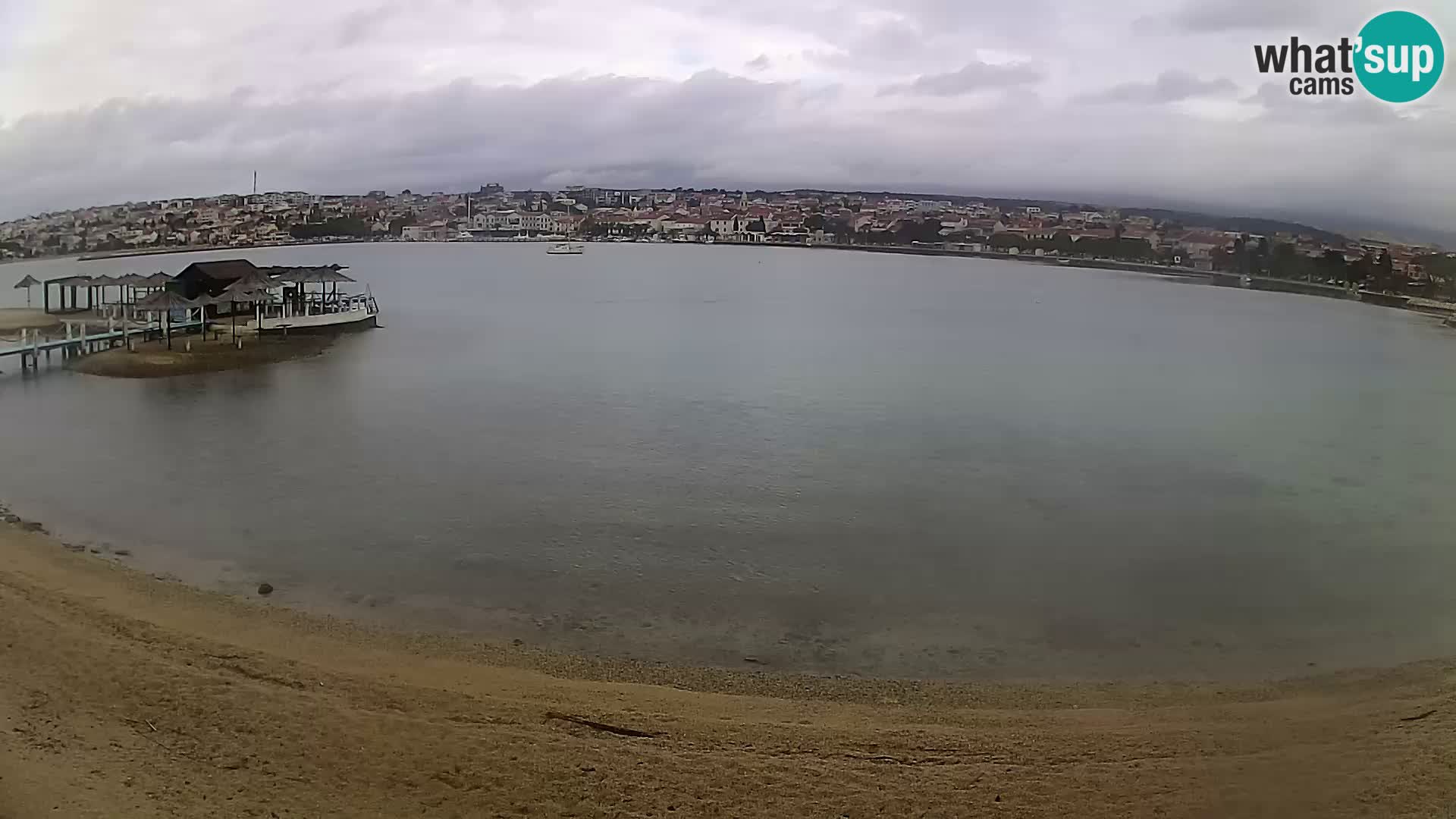 Novalja webcam – spiaggia cittadina