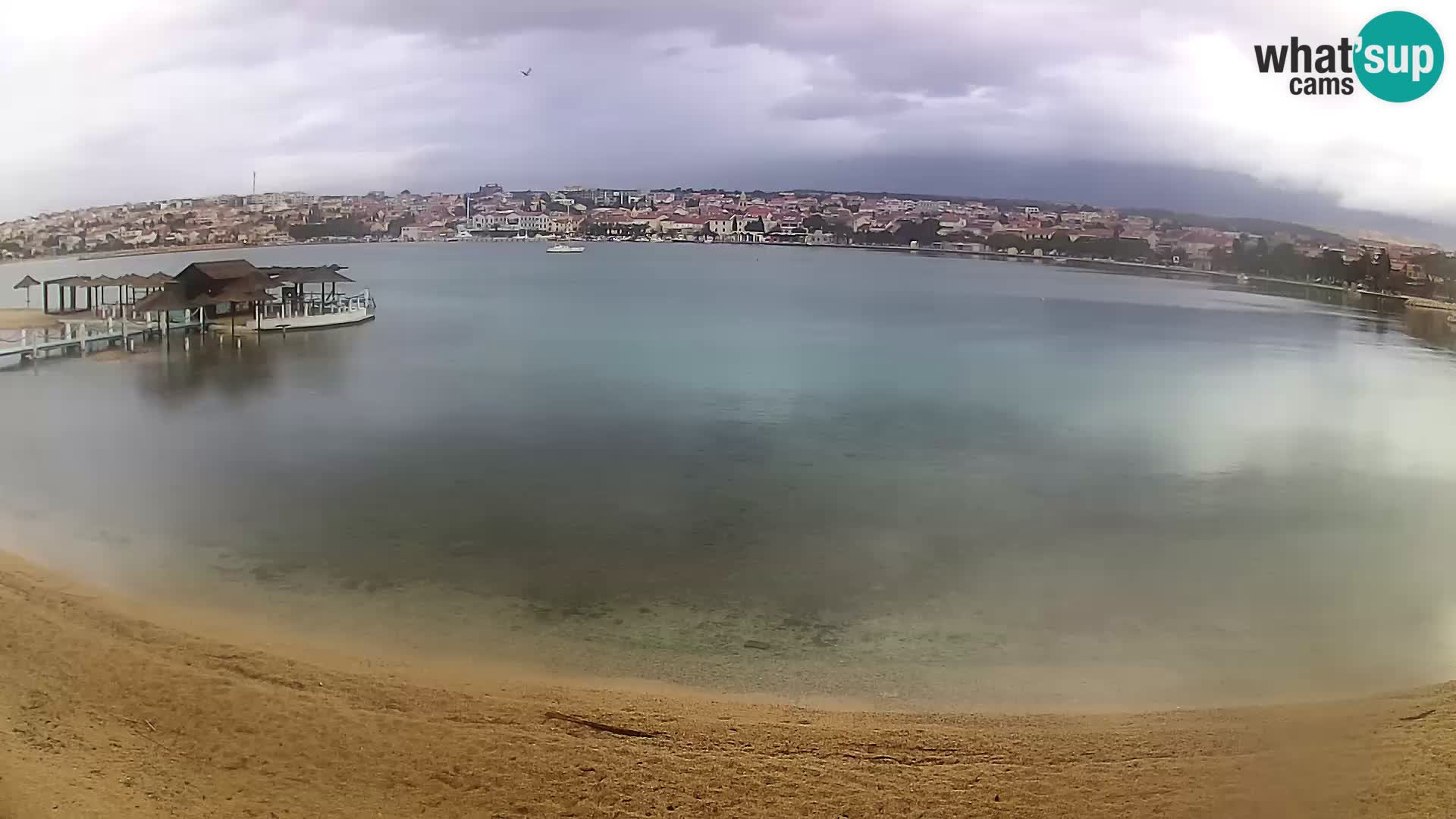 Live webcam Novalja – The Town beach