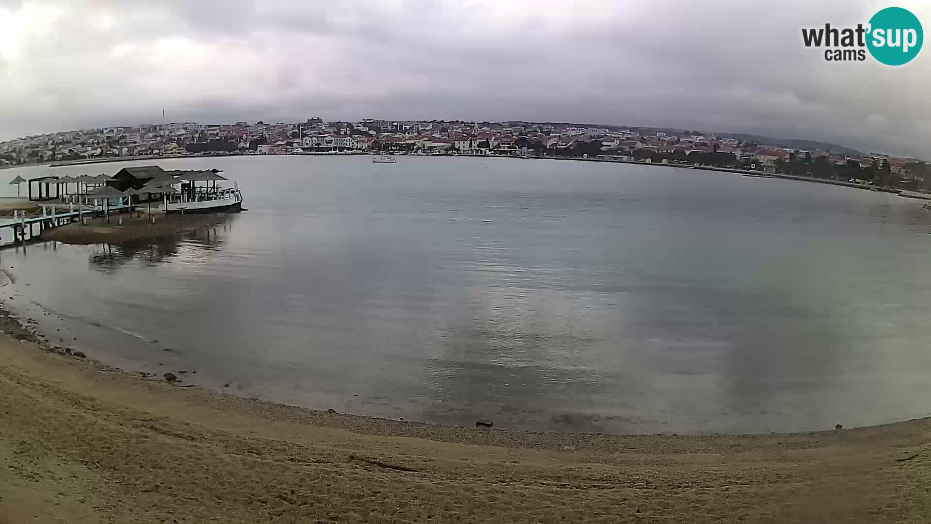 Novalja webcam – spiaggia cittadina