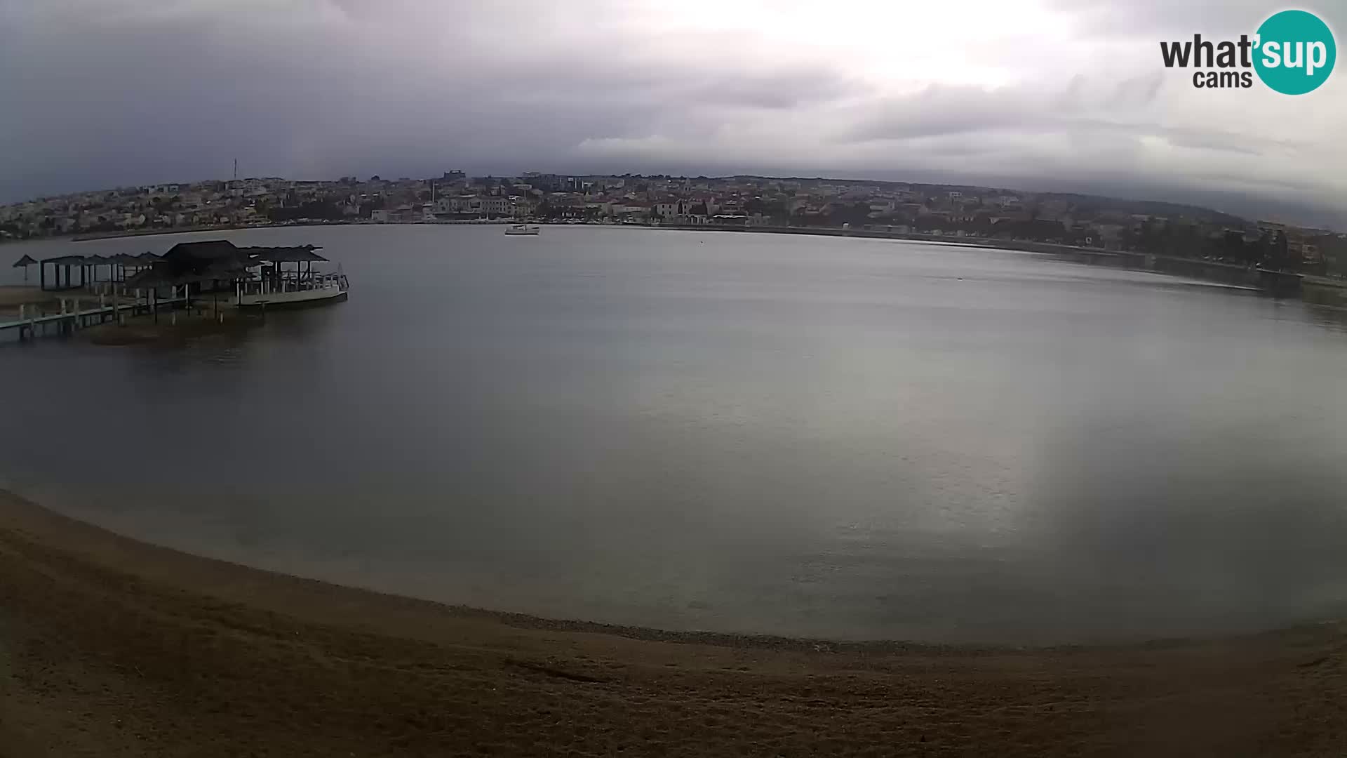 Live webcam Novalja – The Town beach