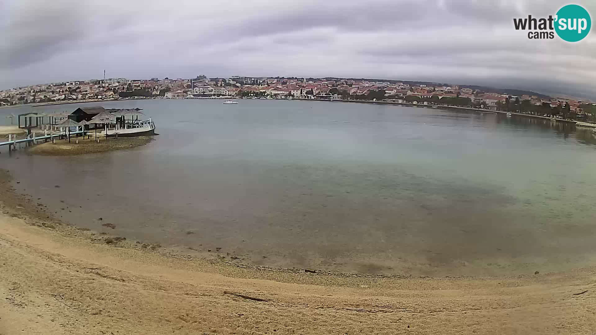 Novalja livecam – plage de la ville