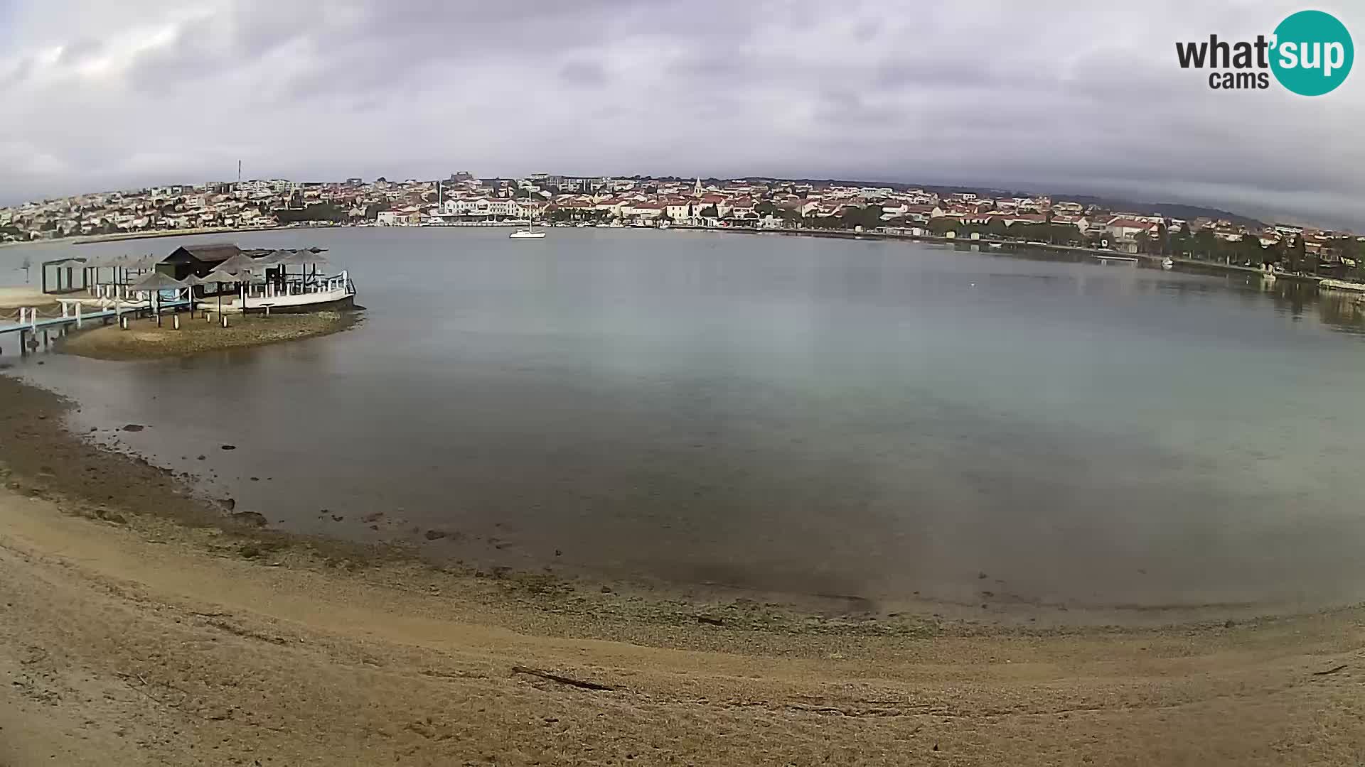 Novalja Kamera v živo – mestna plaža