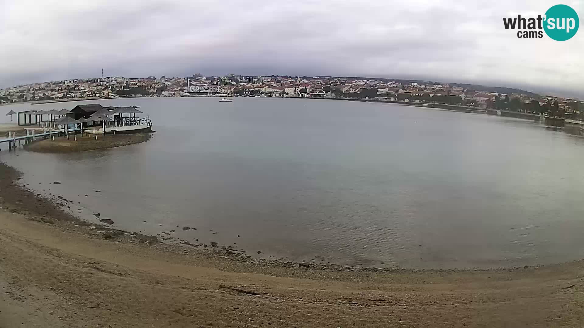 Novalja livecam – plage de la ville