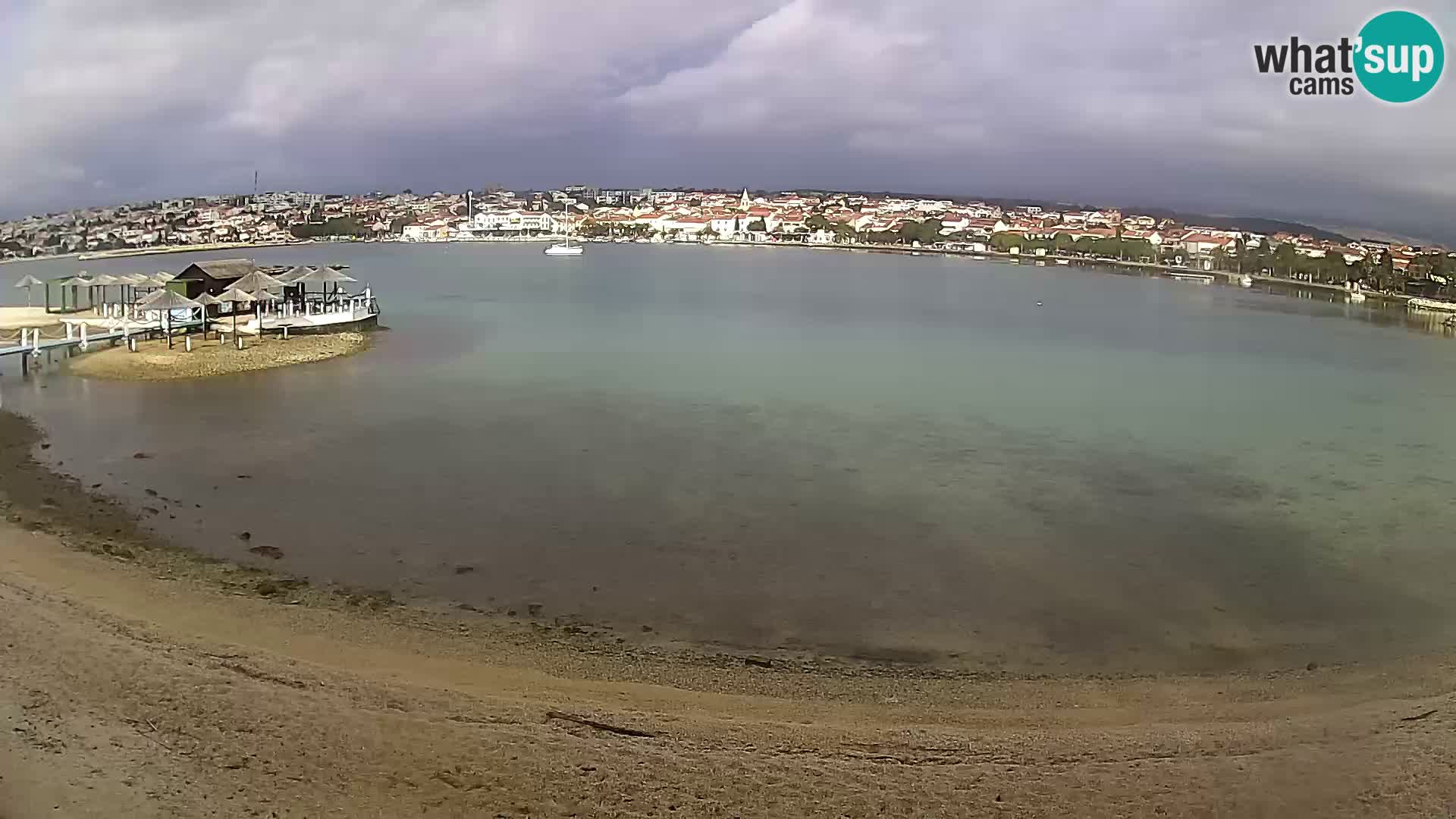 Novalja Kamera v živo – mestna plaža