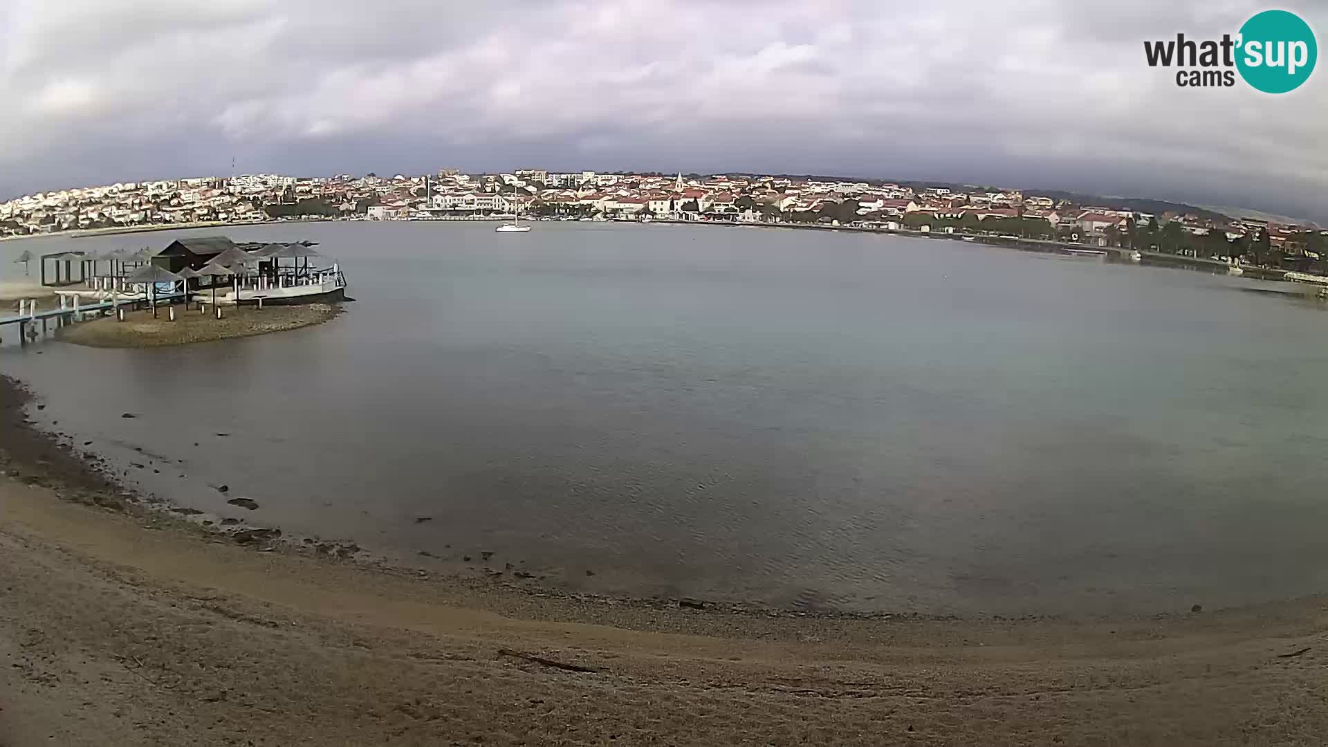 Novalja Kamera v živo – mestna plaža