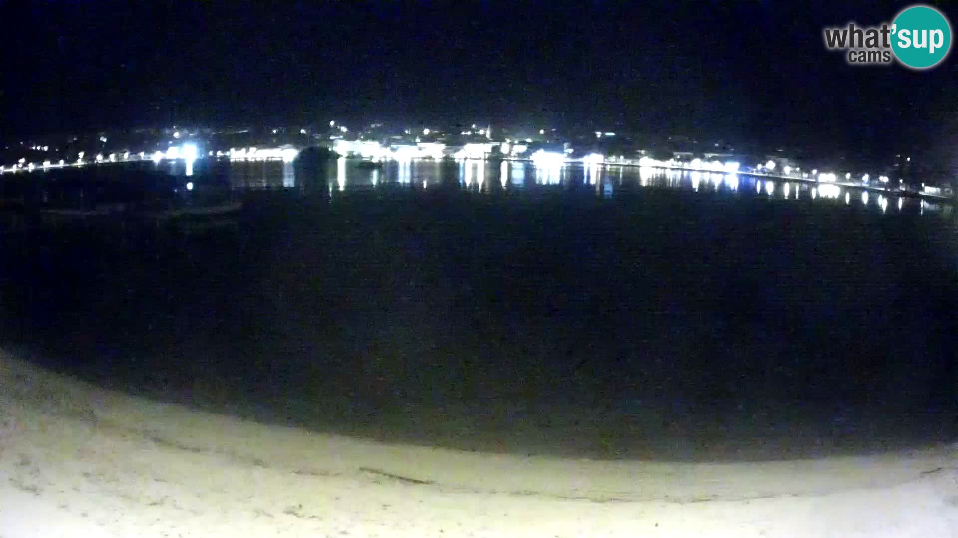 Novalja webcam – spiaggia cittadina