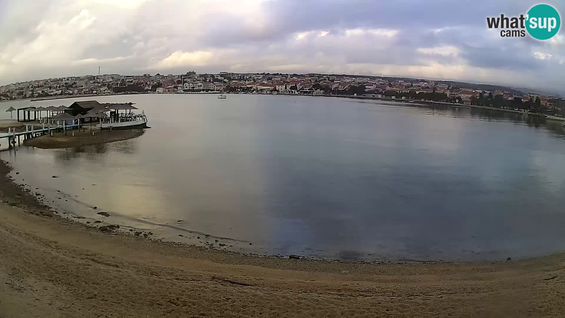 Live webcam Novalja – The Town beach