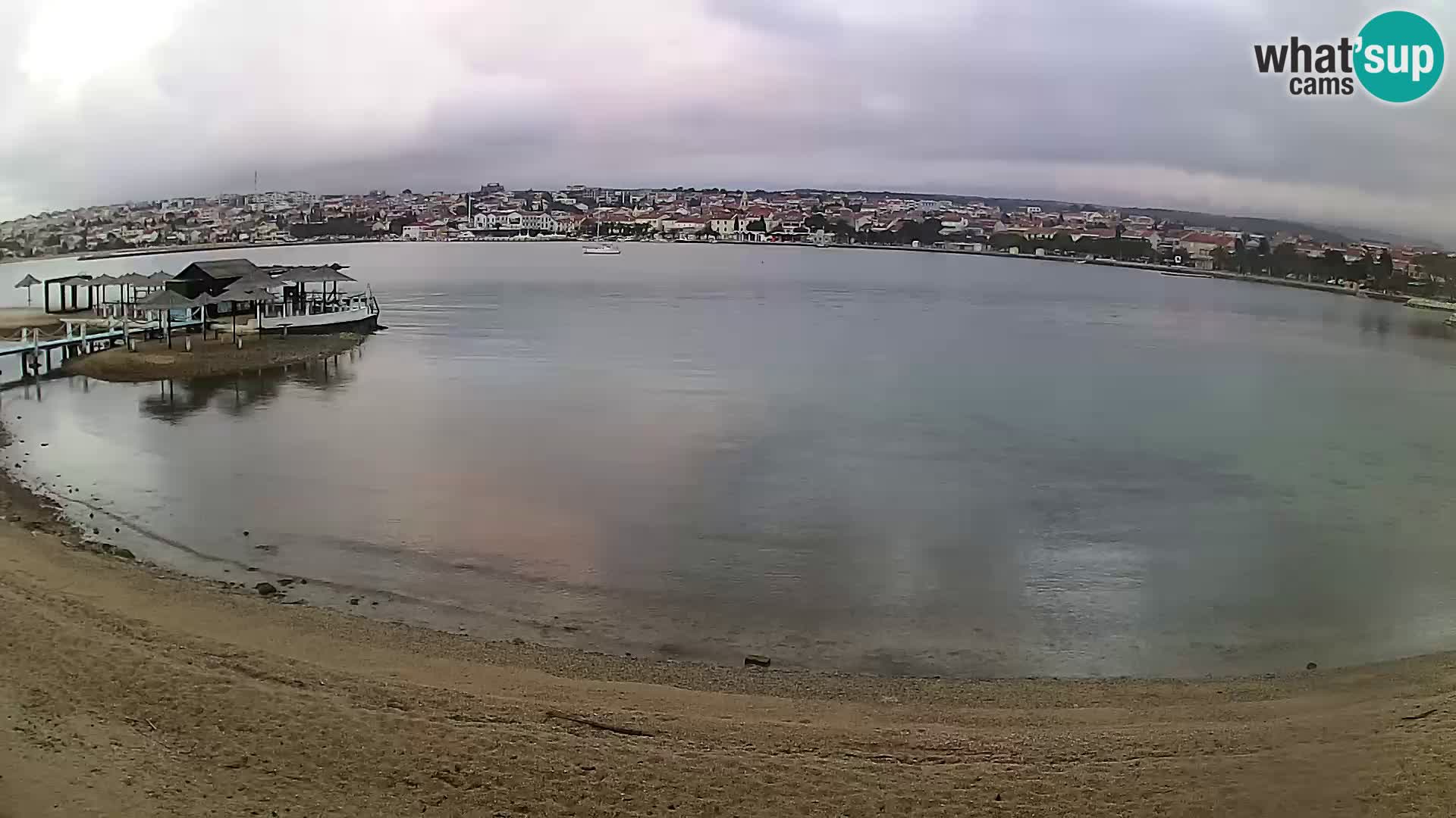 Live webcam Novalja – The Town beach