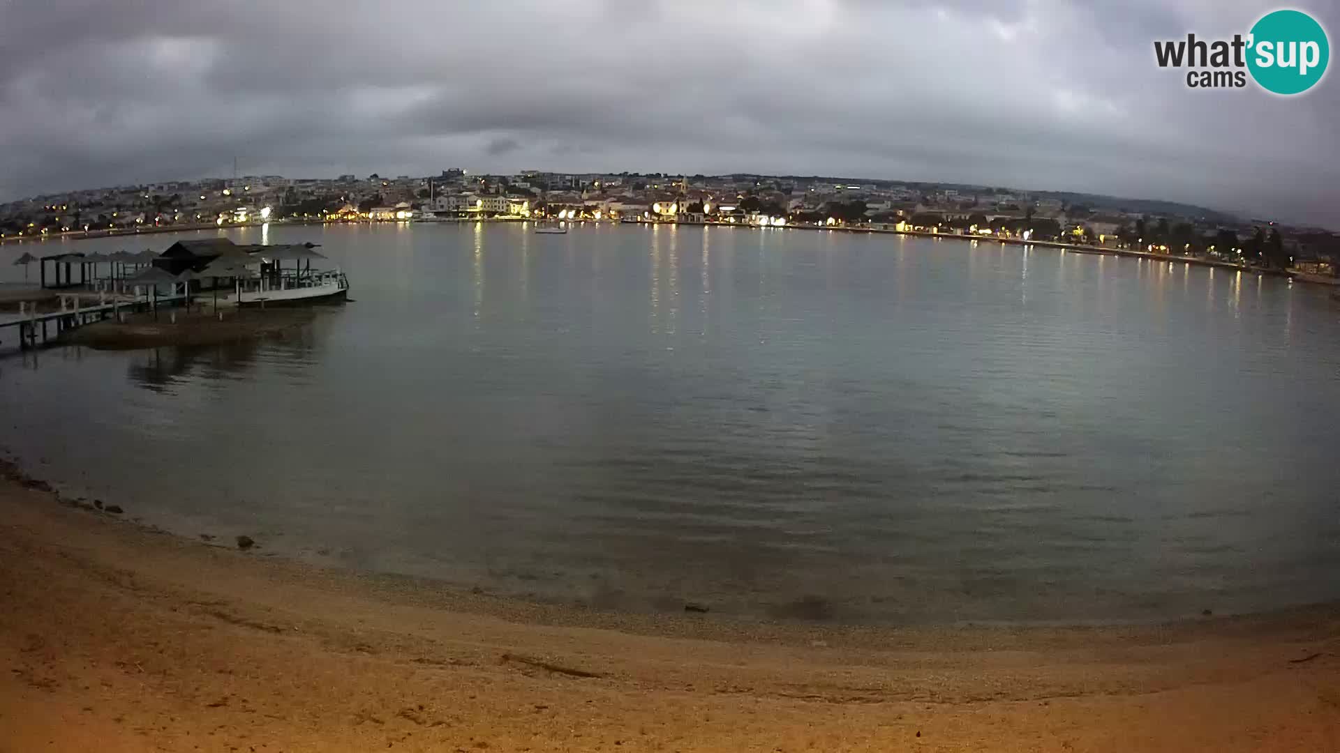 Novalja livecam – plage de la ville