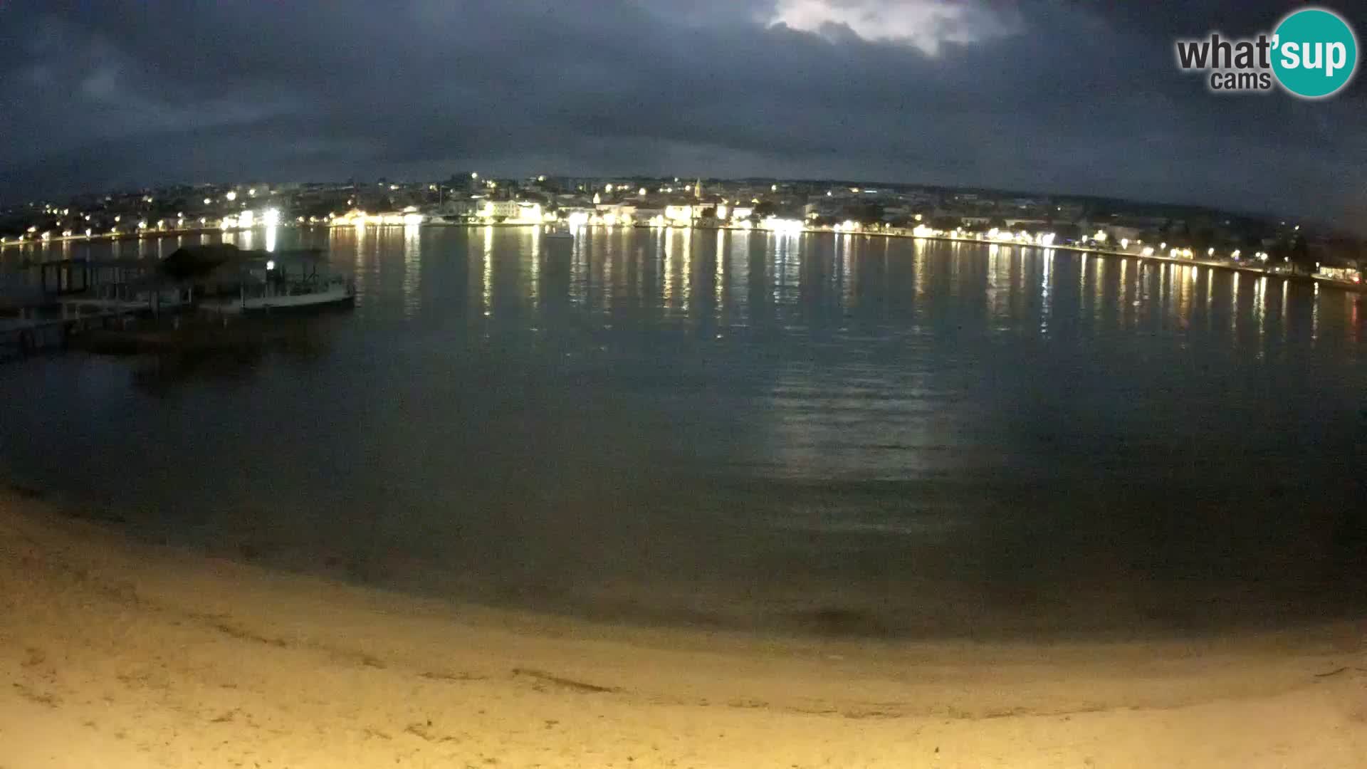 Novalja webcam – spiaggia cittadina