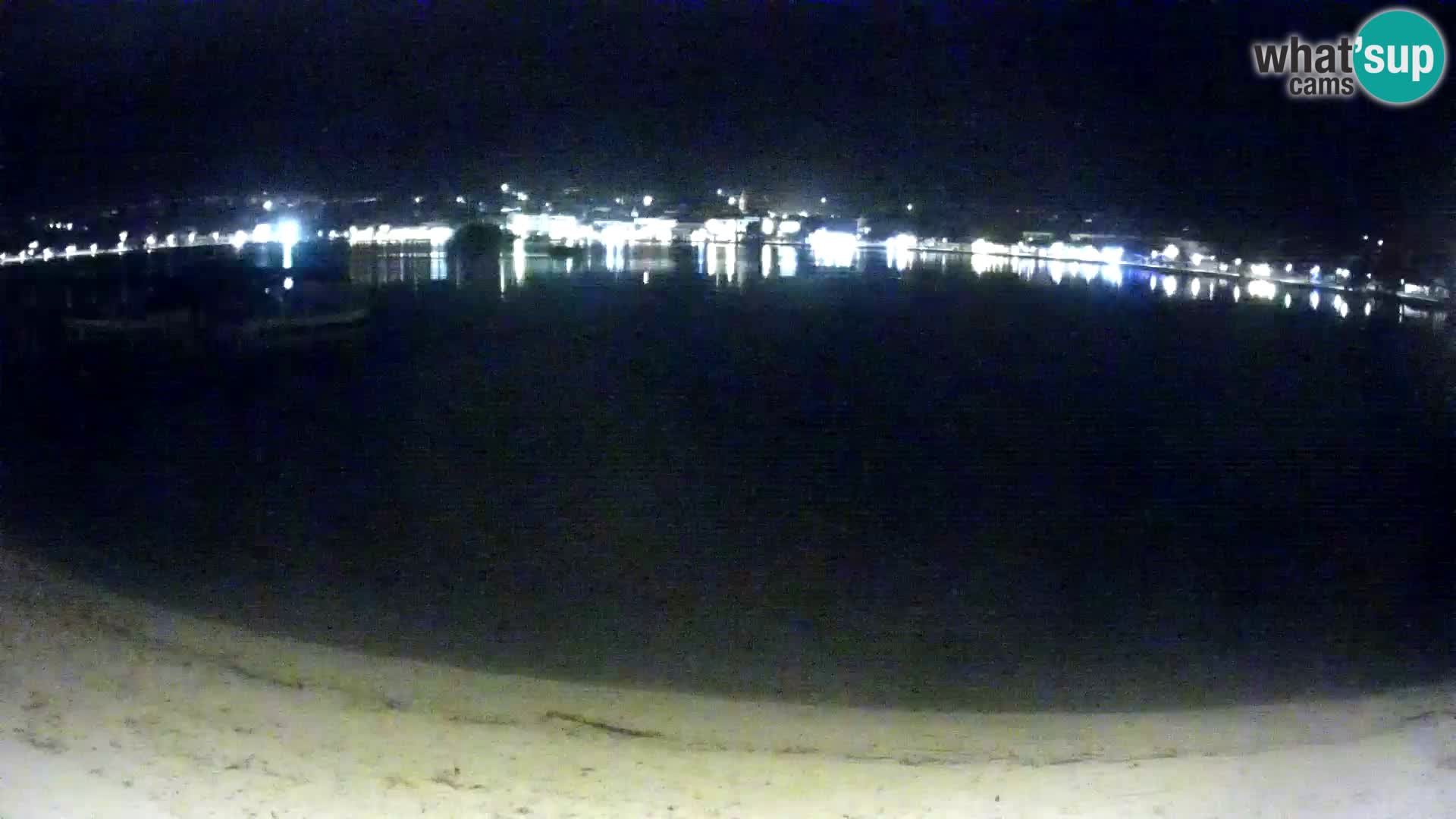 Novalja livecam – plage de la ville