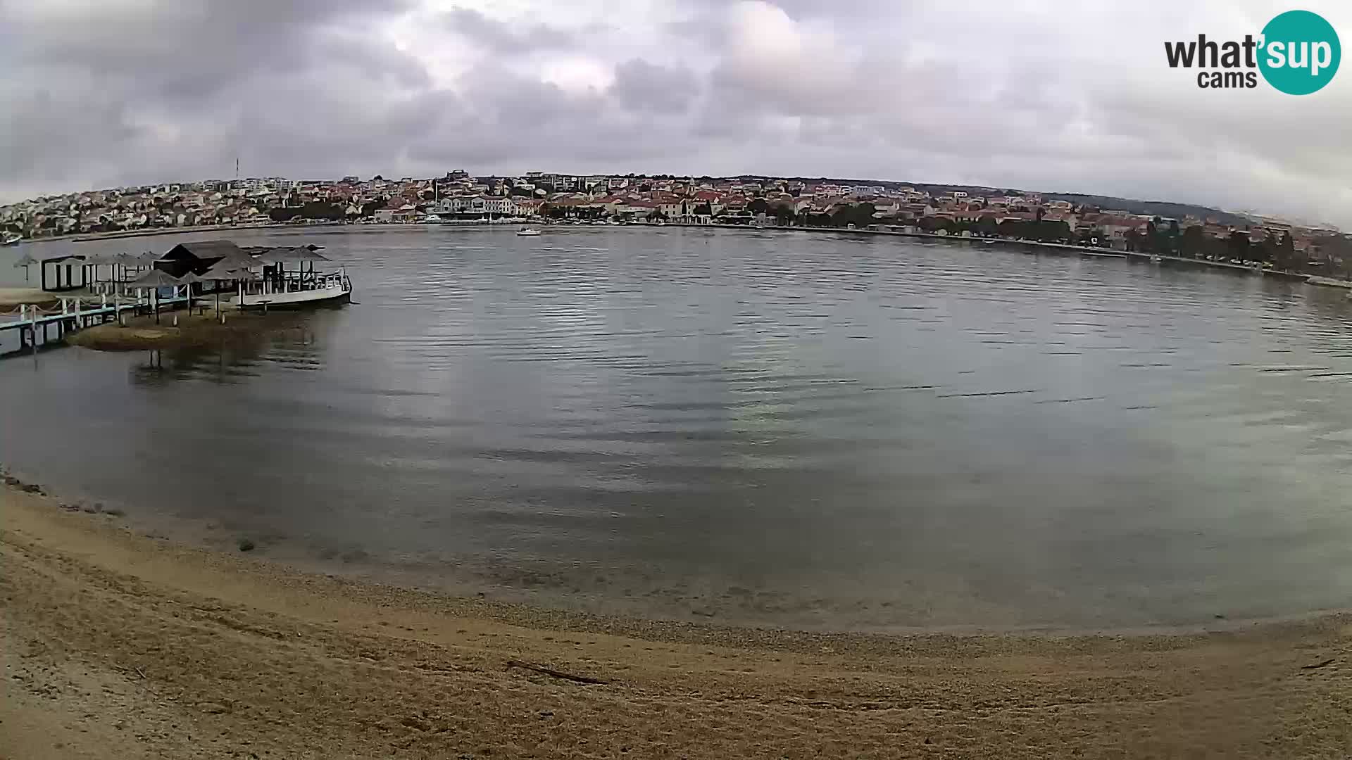 Novalja webcam – spiaggia cittadina