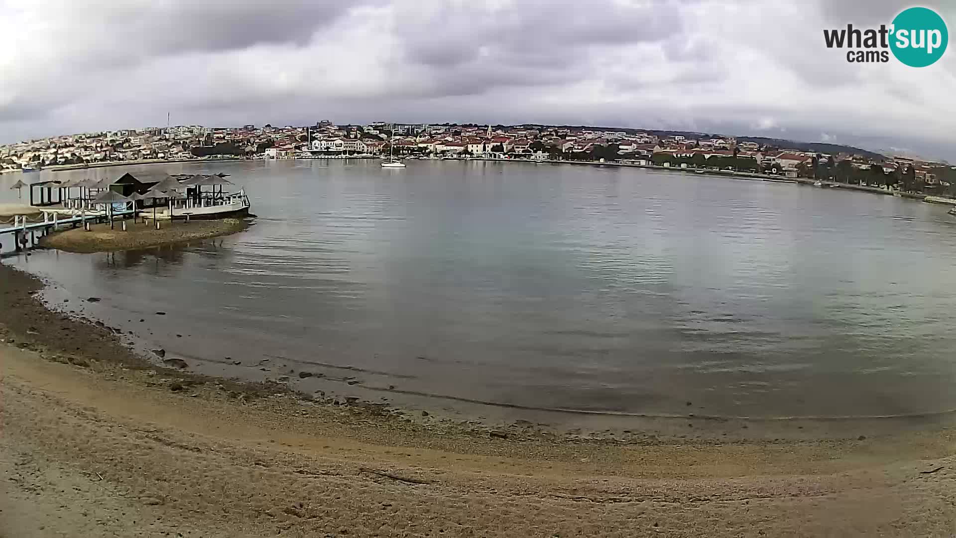 Novalja webcam – spiaggia cittadina