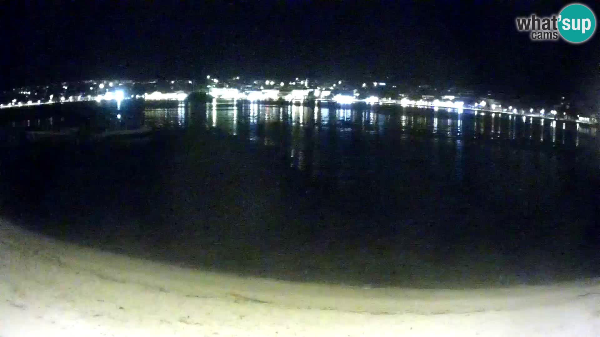 Novalja webcam – spiaggia cittadina