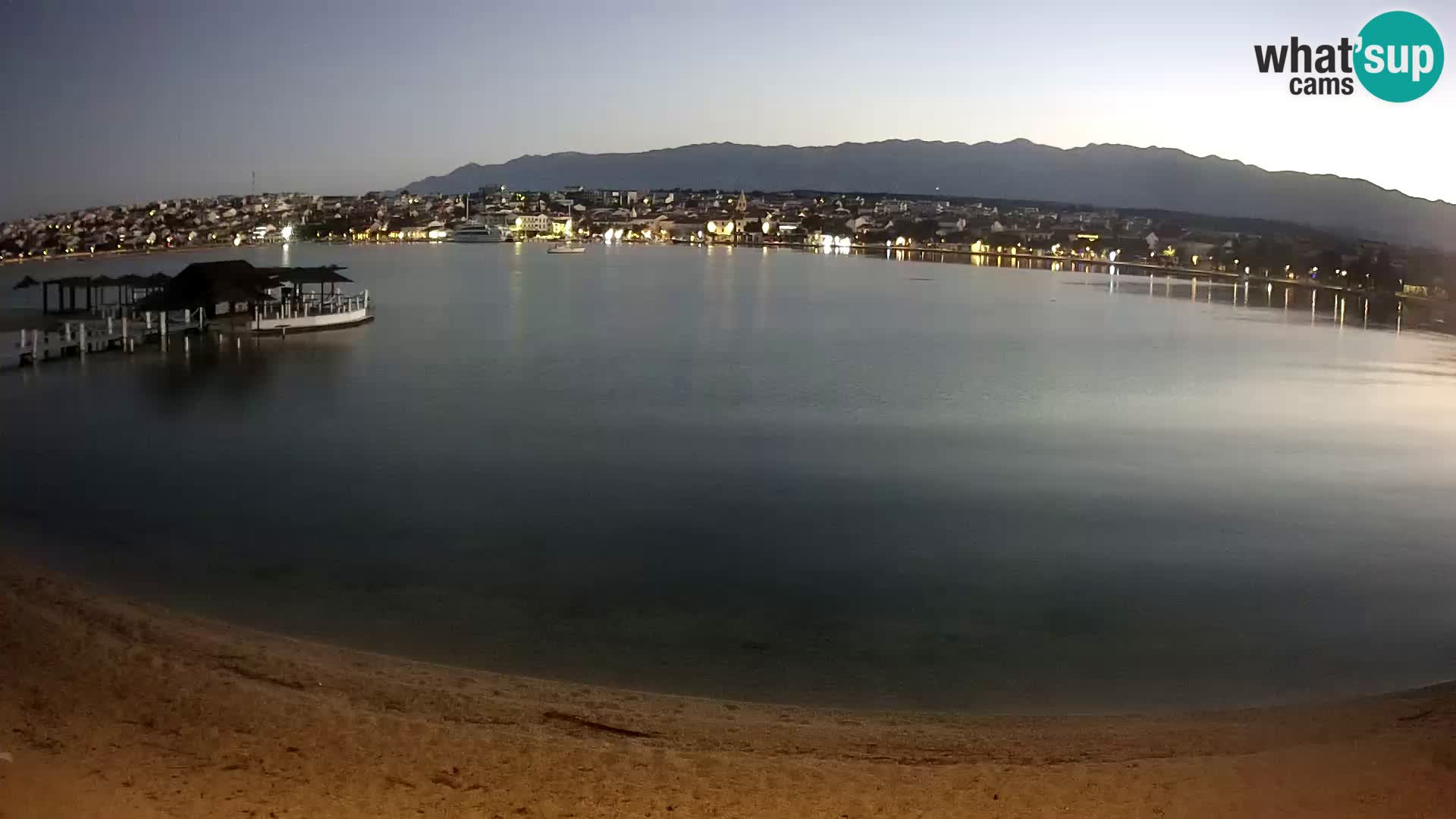 Novalja Kamera u živo – gradska plaža