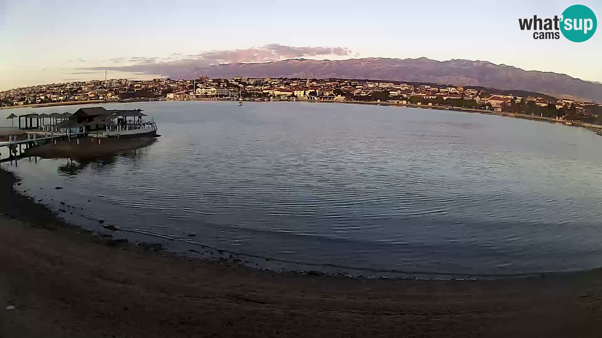 Novalja Kamera u živo – gradska plaža