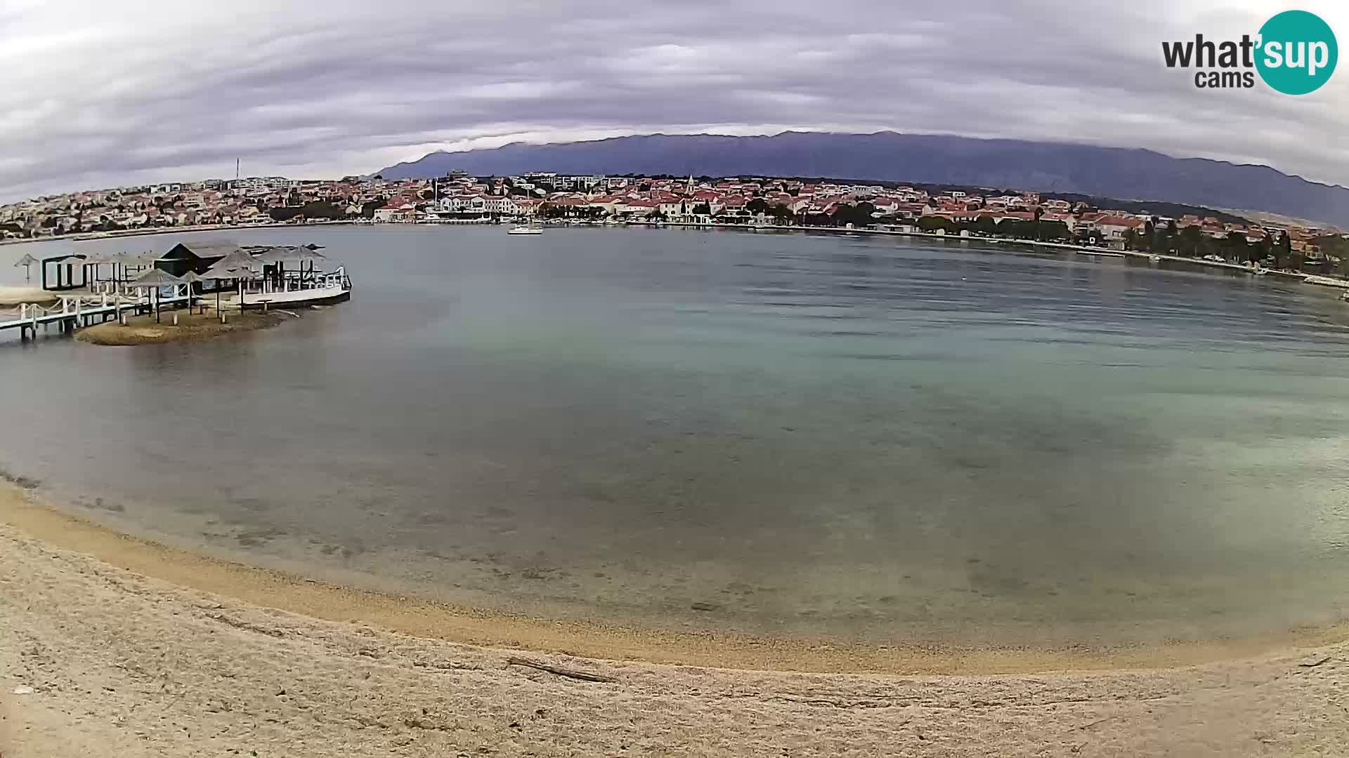 Novalja Kamera v živo – mestna plaža
