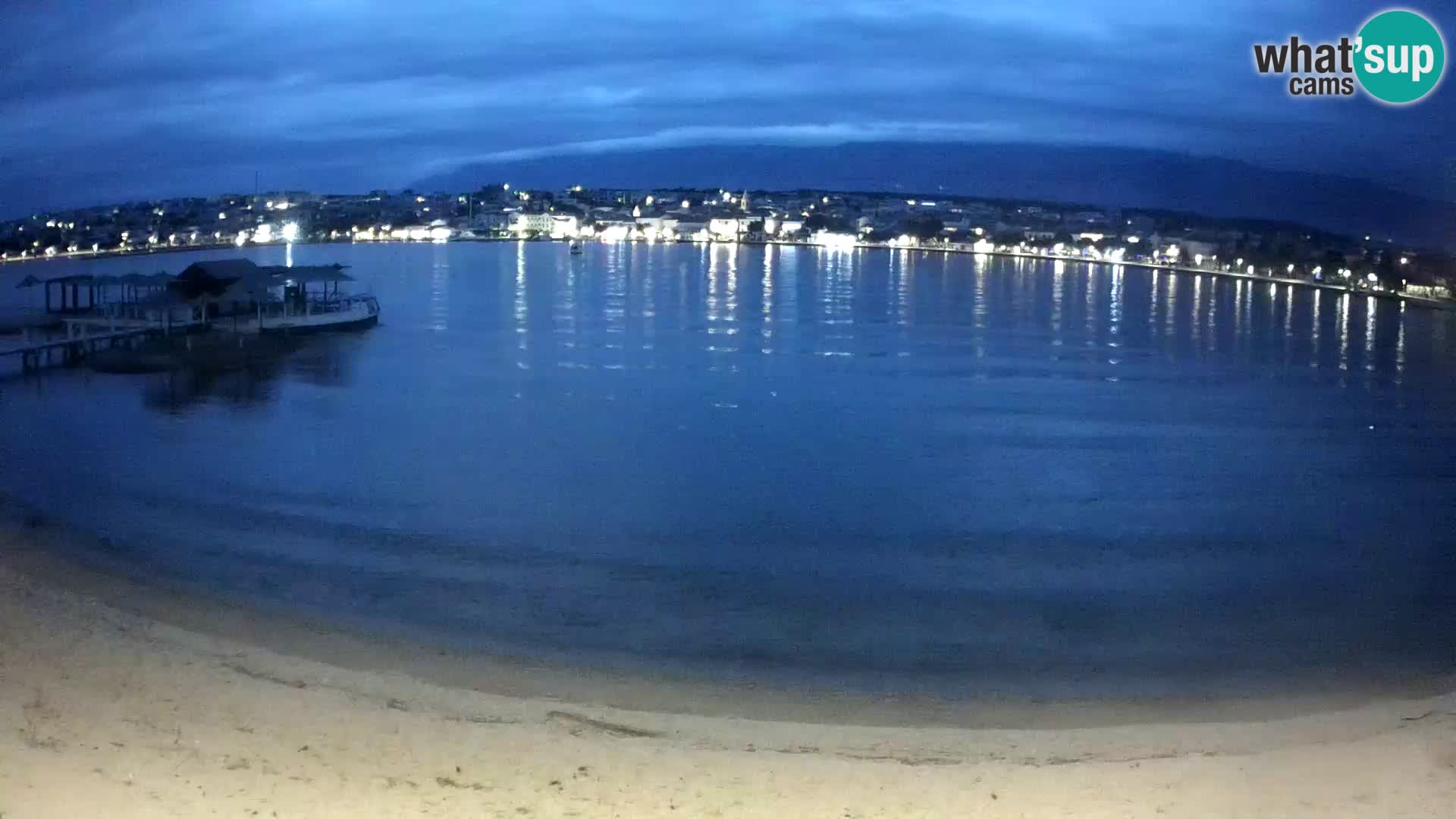 Novalja Kamera v živo – mestna plaža