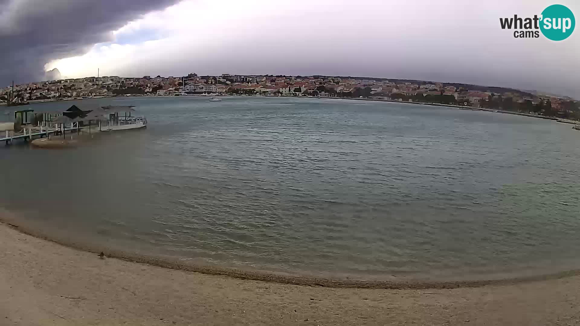 Live webcam Novalja – The Town beach