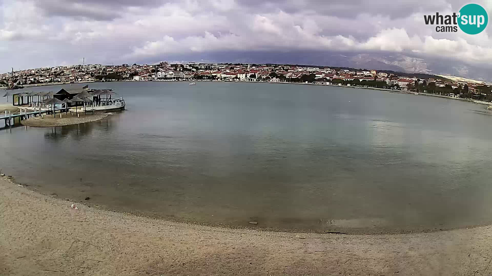 Live webcam Novalja – The Town beach