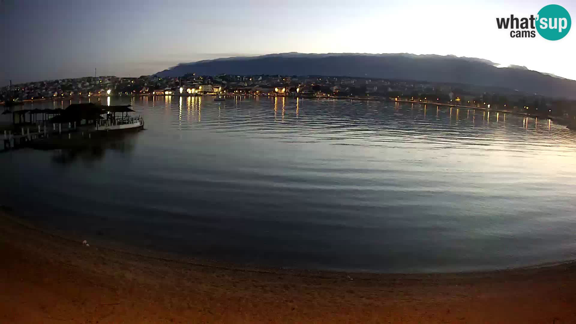 Novalja Kamera v živo – mestna plaža