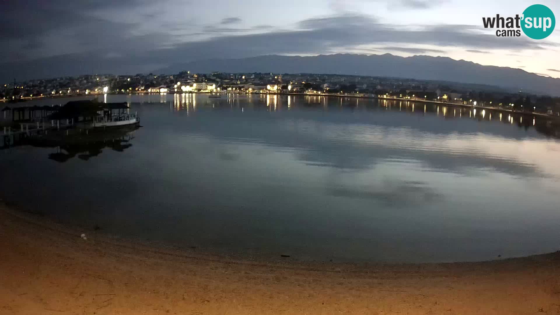 Novalja webcam – spiaggia cittadina