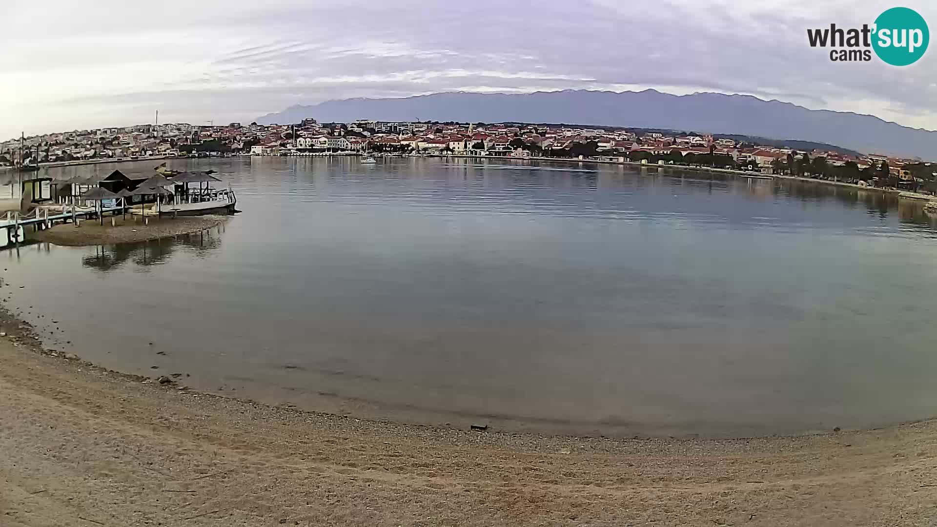 Novalja webcam – spiaggia cittadina