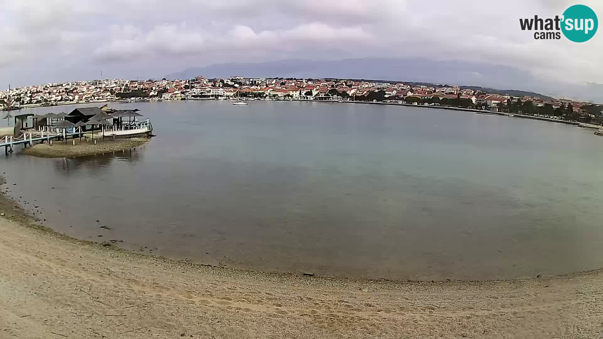 Novalja Kamera u živo – gradska plaža