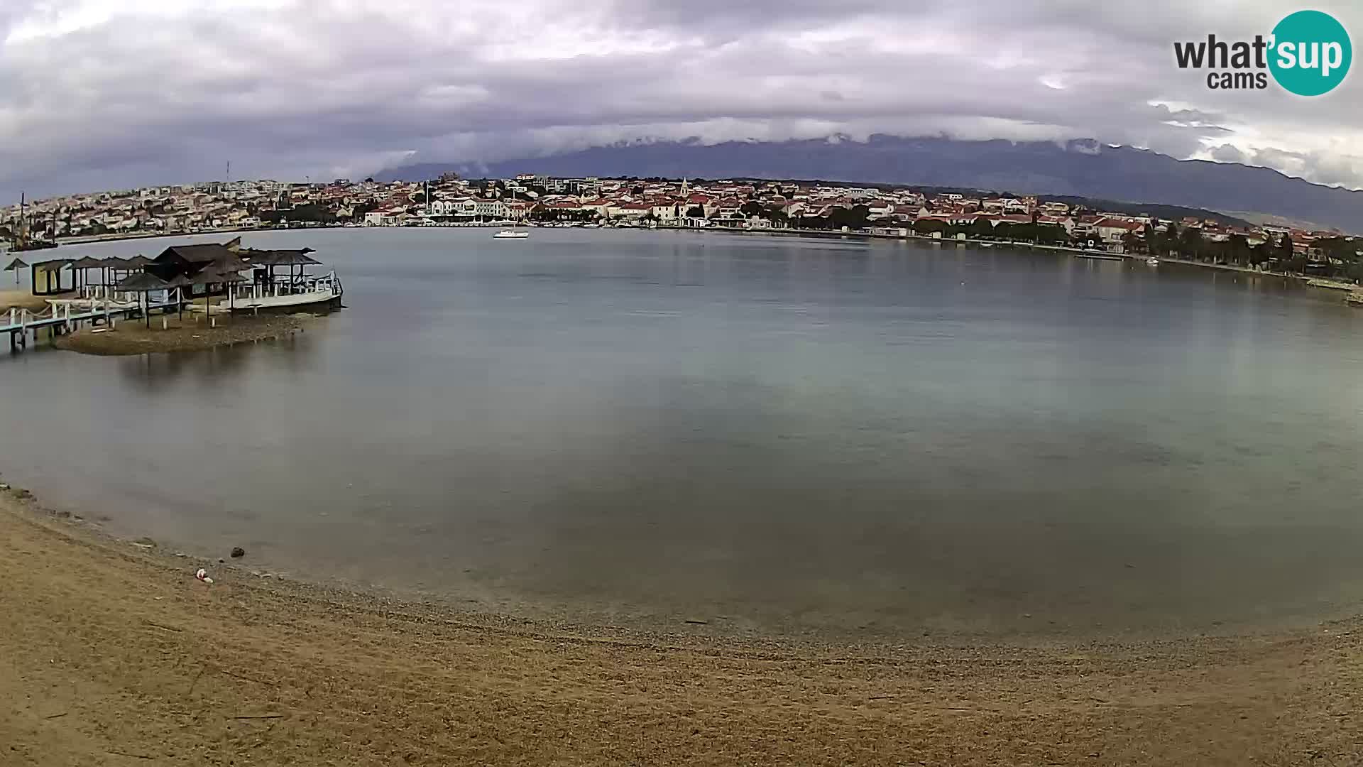 Live webcam Novalja – The Town beach