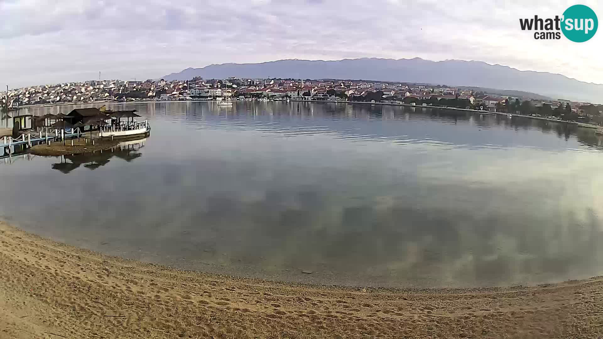Live webcam Novalja – The Town beach