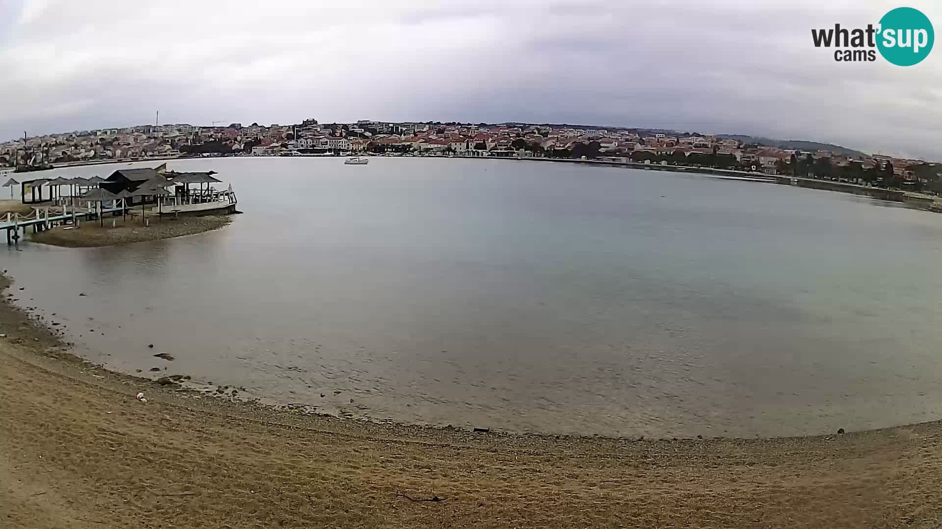 Novalja Kamera v živo – mestna plaža