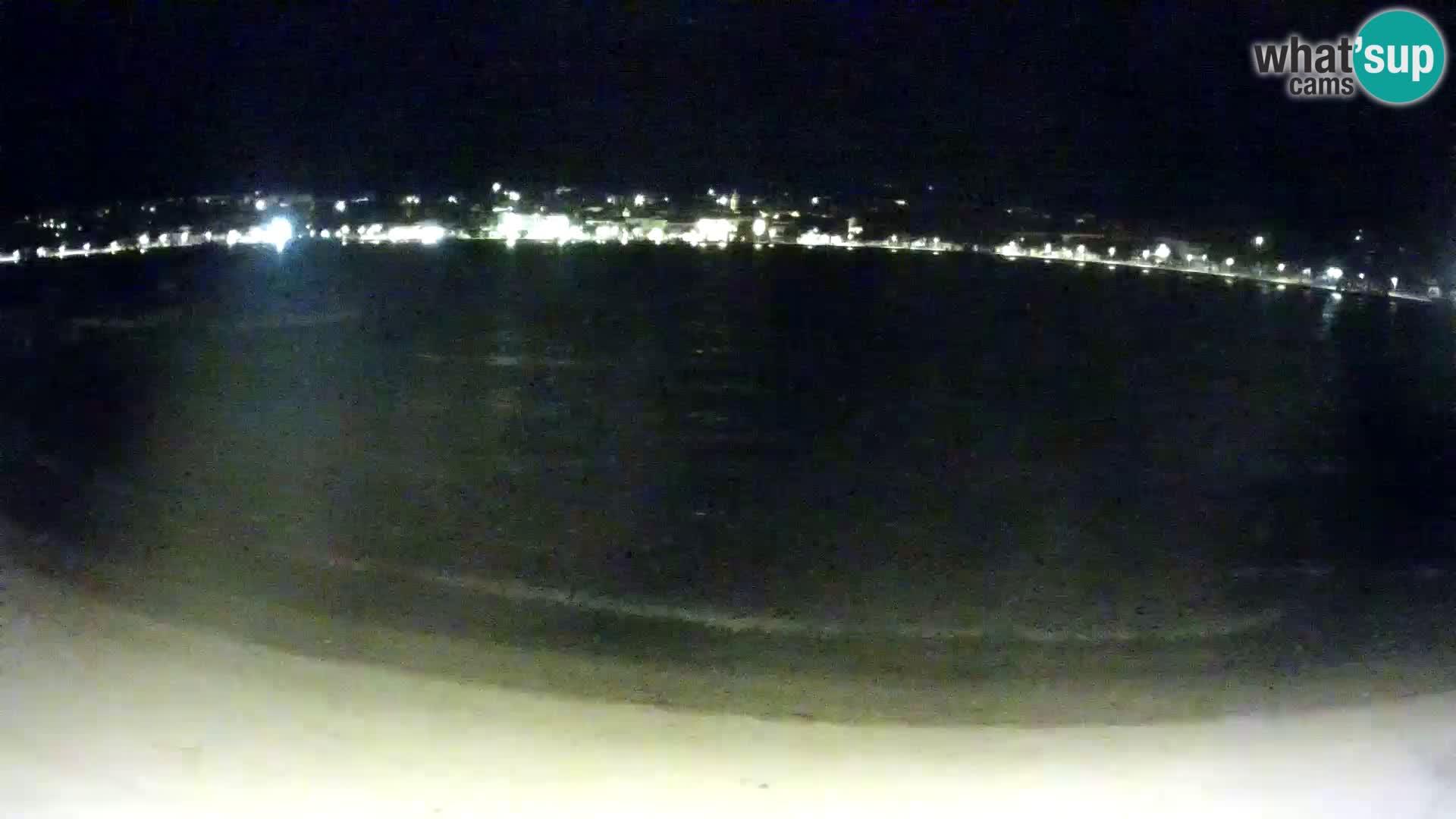 Novalja webcam – spiaggia cittadina