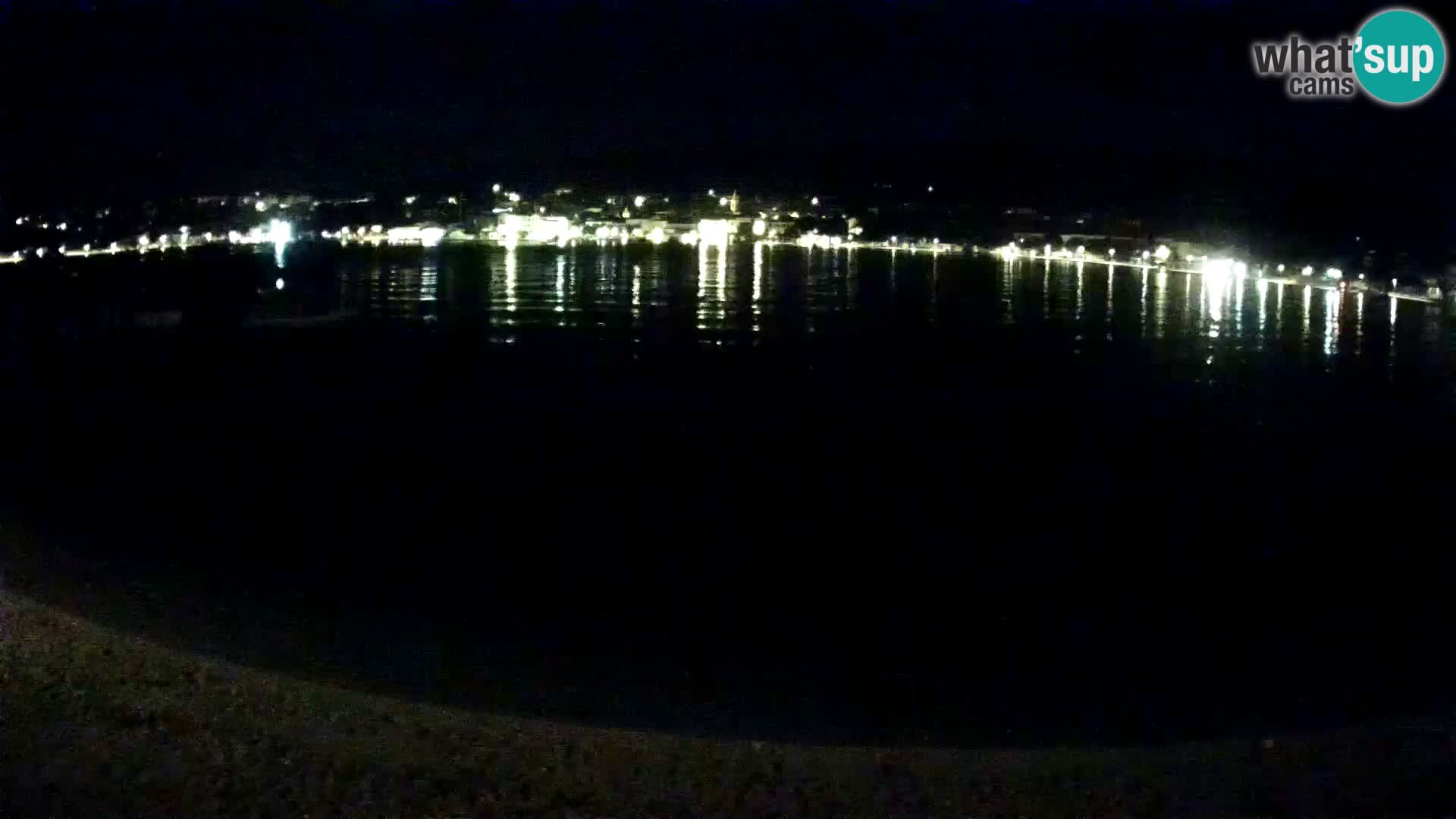 Novalja Kamera v živo – mestna plaža