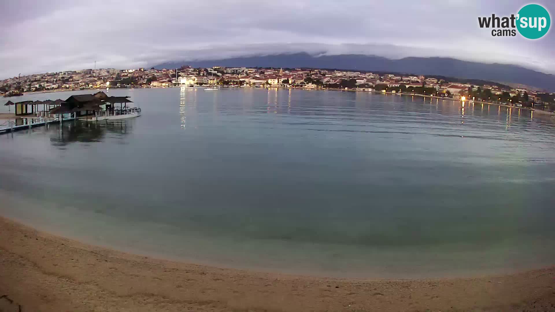 Live webcam Novalja – The Town beach