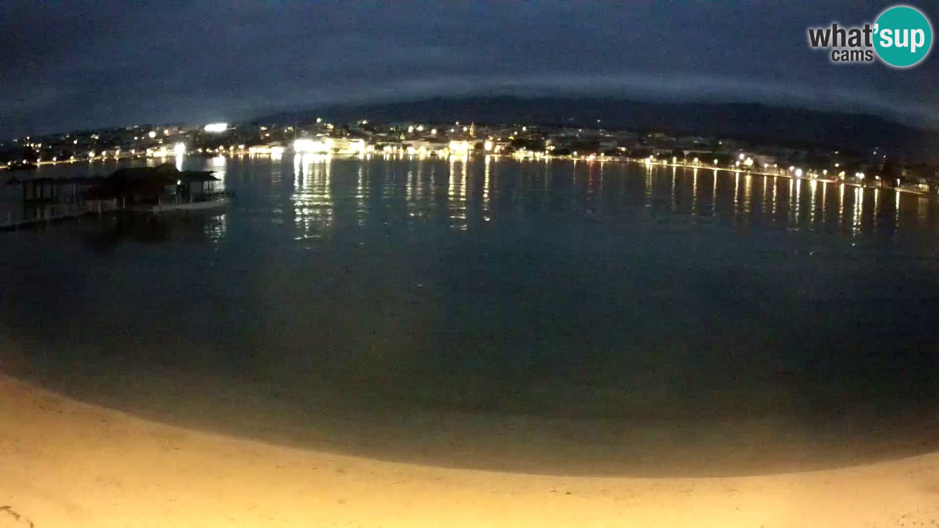 Novalja livecam – plage de la ville