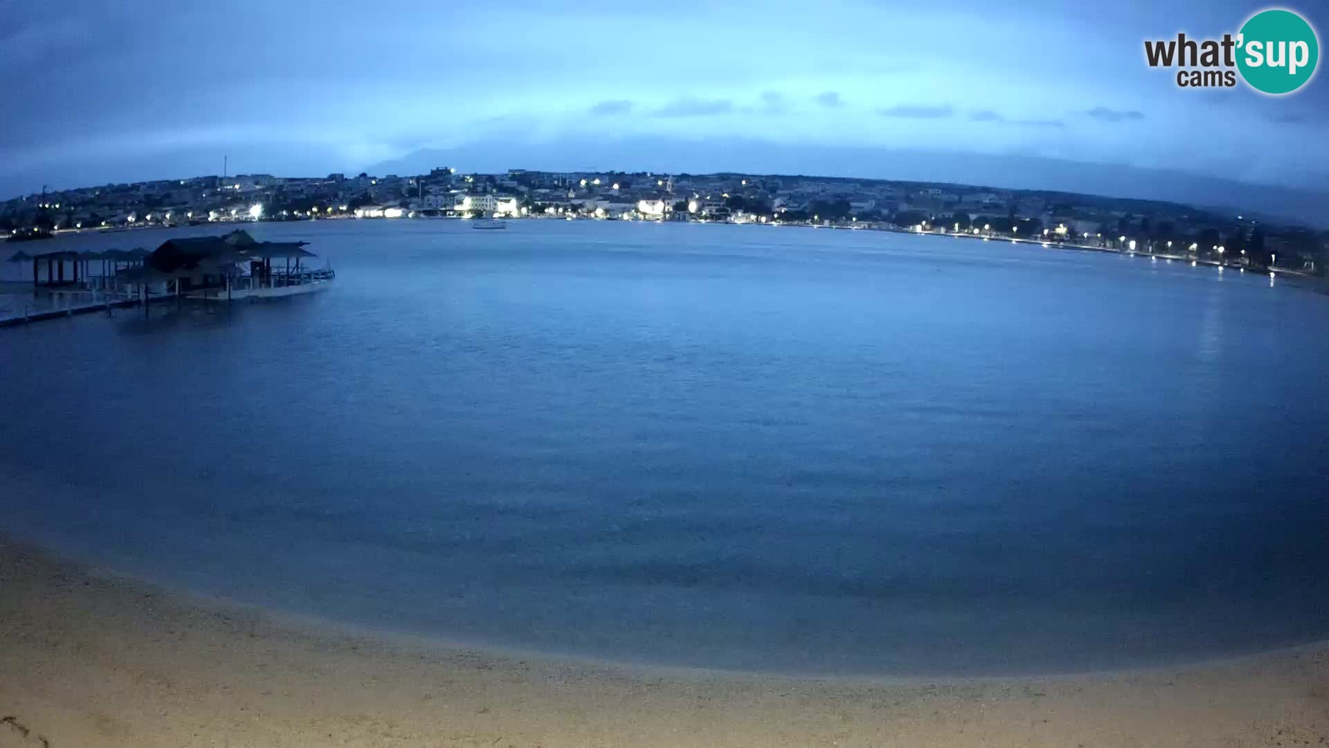 Live webcam Novalja – The Town beach