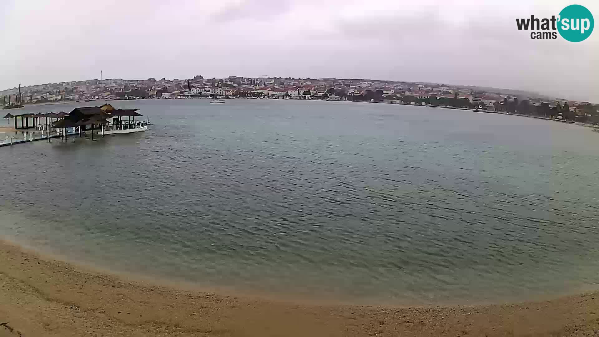 Novalja livecam – plage de la ville