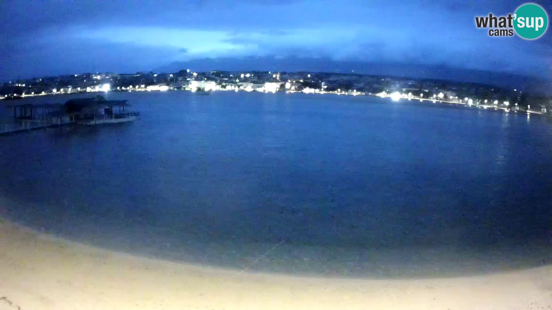 Novalja webcam – spiaggia cittadina