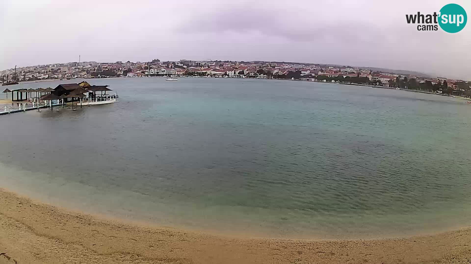 Novalja Kamera v živo – mestna plaža