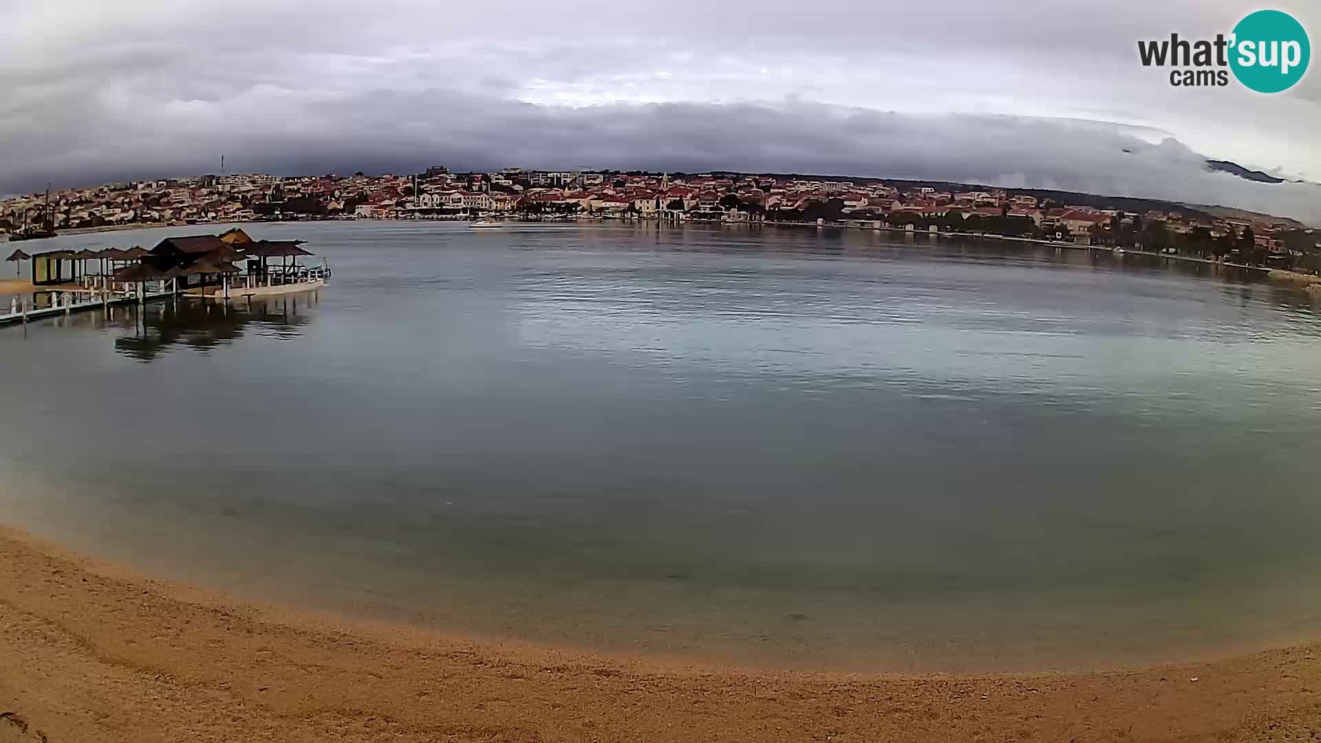 Live webcam Novalja – The Town beach