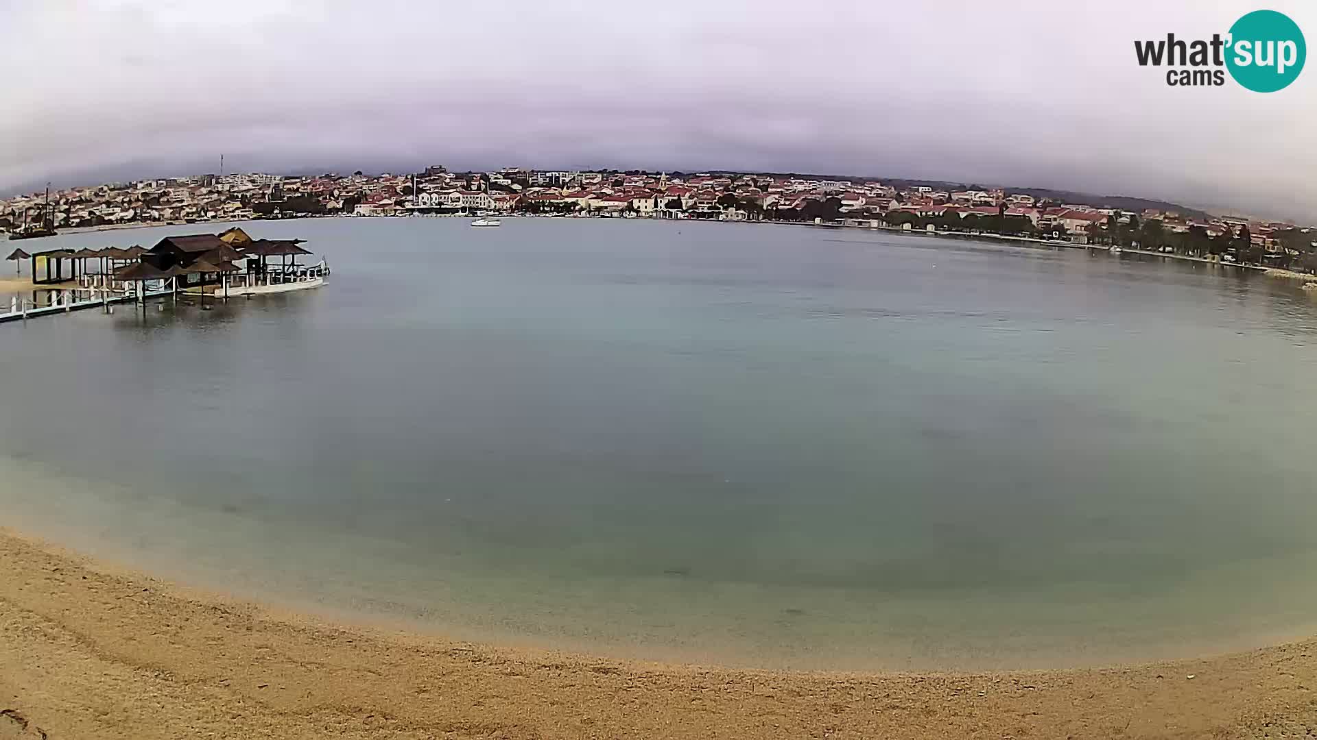 Novalja webcam – spiaggia cittadina