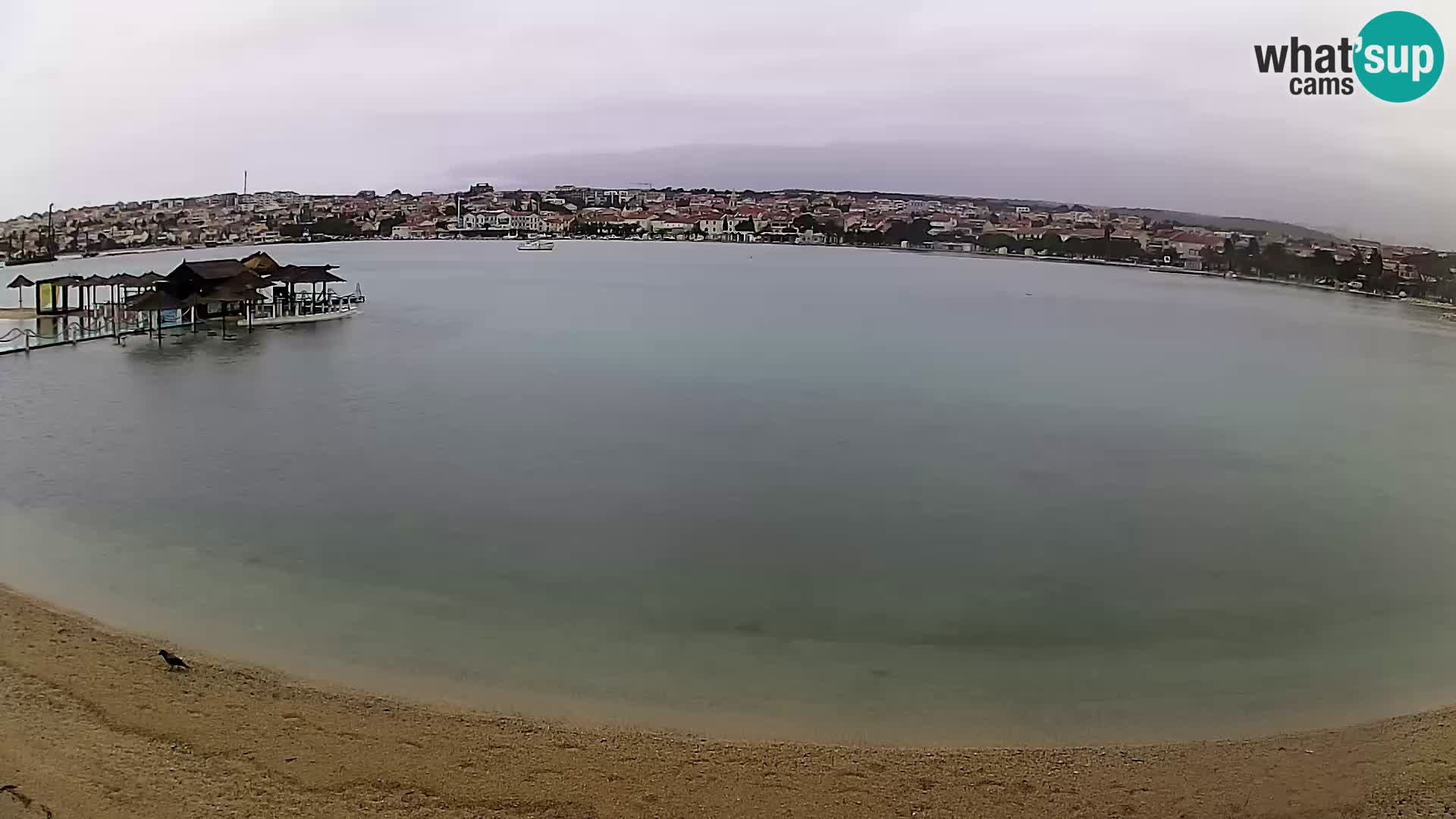 Novalja Kamera v živo – mestna plaža