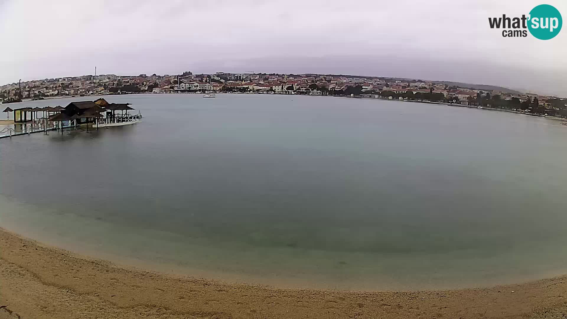 Live webcam Novalja – The Town beach