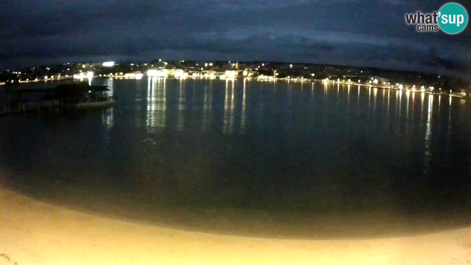 Novalja livecam – plage de la ville